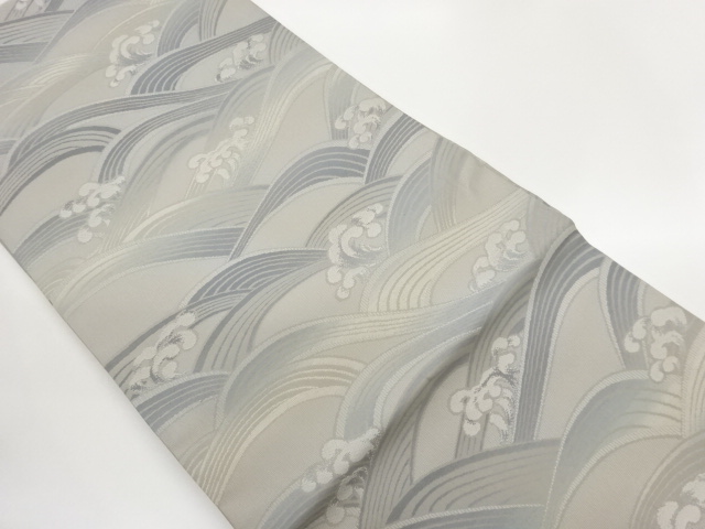 JAPANESE NAGOYA OBI / WOVEN ROUGH WAVE